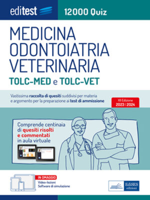cover image of Editest Medicina, Odontoiatria, Veterinaria--12000 Quiz